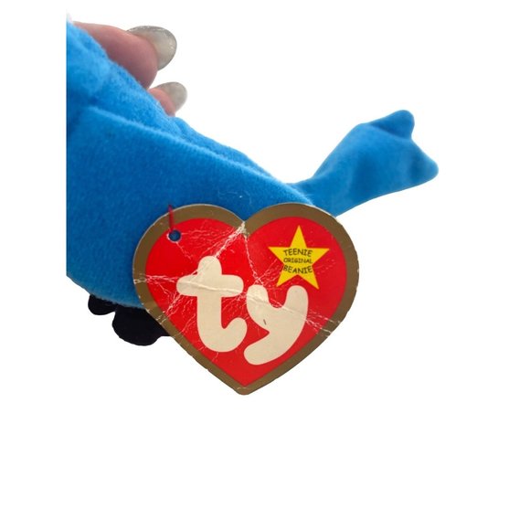 Teenie Beanie Babis Rocket the Blue Jay MFD for McDonald’s 1993 Vintage 6” x 3” - Picture 3 of 10